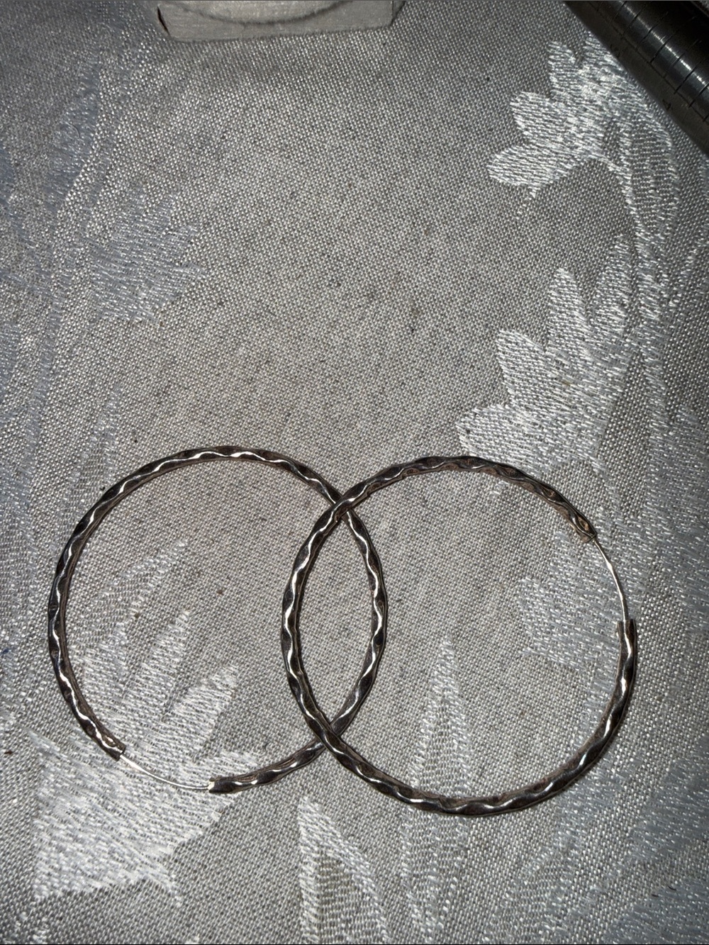 Classic sterling Silver Twisted Hoop Earrings - Women Jewelry